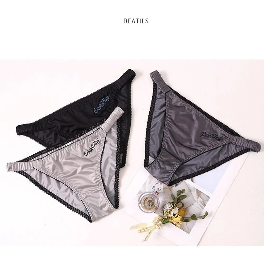 2 Pack Letter Print Sexy Women's Panties Underwear Seamless Briefs Comfort Underpants Low Rise Fashion Panty Ladies Lingerie