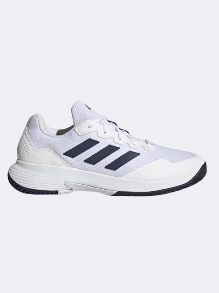 Adidas Gamecourt 2.0 Men Tennis Shoes White/Navy