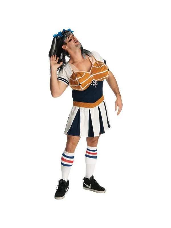 Adult Men's Funny Basketball Cheerleader Costume