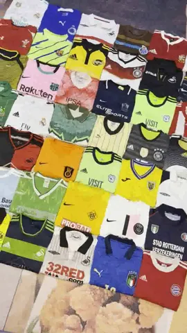 Authentic football T-shirts 42 piece