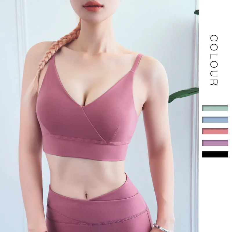 Breathable sports bra women