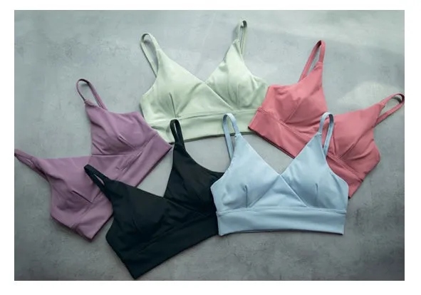 Breathable sports bra women