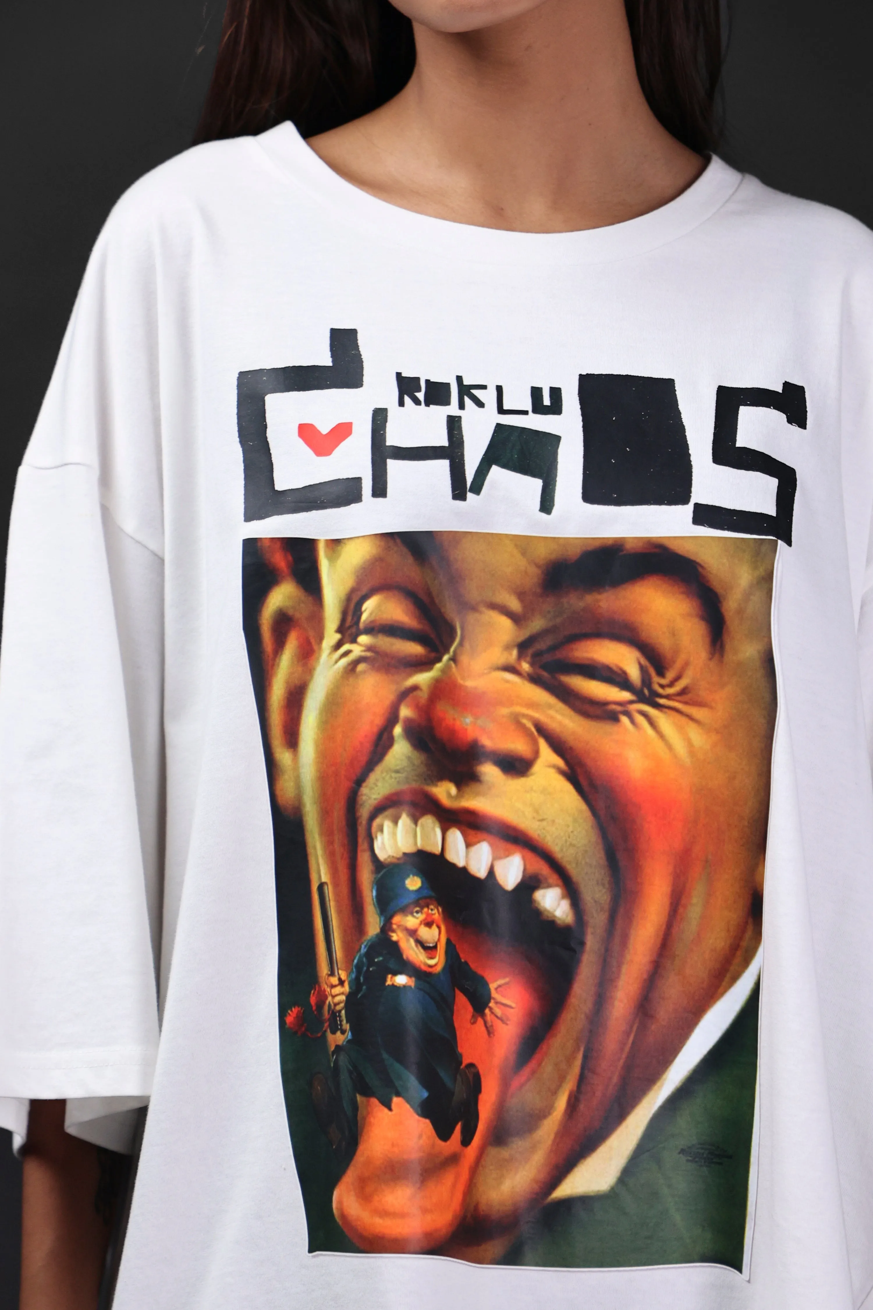 Chaos-Women's Over Size Tee#24