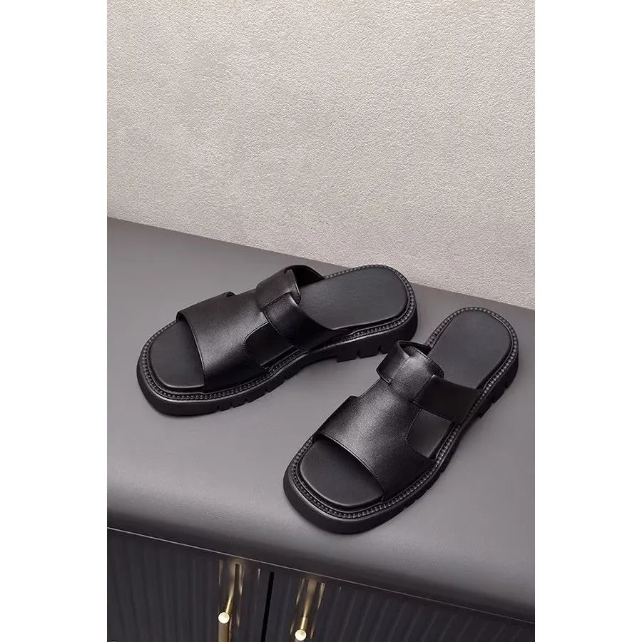 ChicPeep Luxe Leather Business Sandals