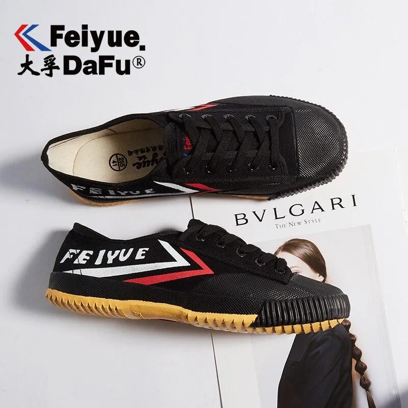 DafuFeiyue Shaolin Kungfu Canvas Shoes Men's and Women's Sneakers Spring Autumn Casual Low Skateboarding Shoes Sandals 501