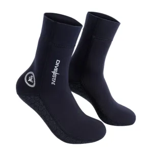 DIVESTAR Diving Neoprene Socks For Men Women Scuba Booties, Spec: 5mm Black(S 37-38)