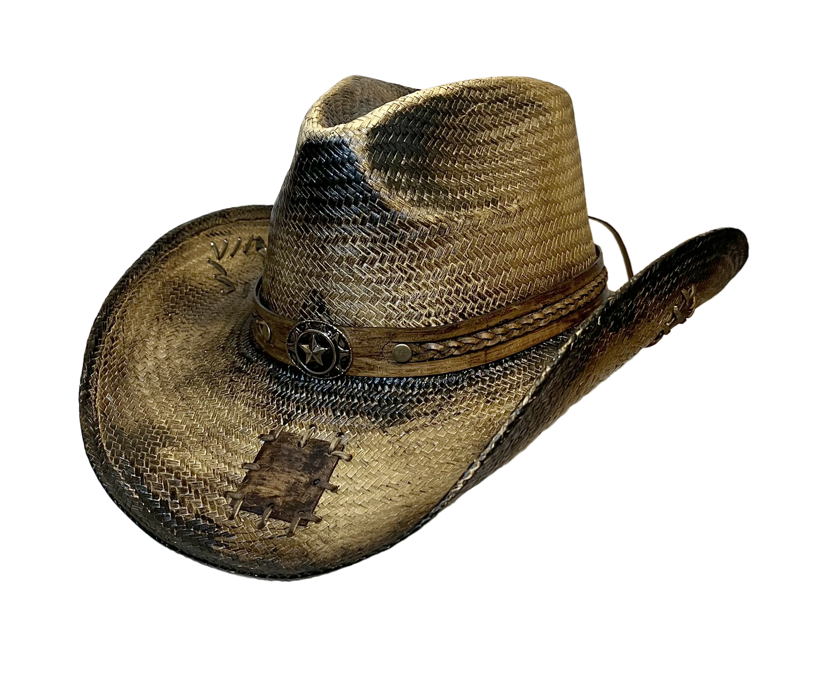 DRIFTER Brown Straw Cowboy Hat by Austin