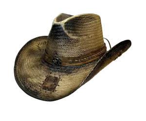 DRIFTER Brown Straw Cowboy Hat by Austin