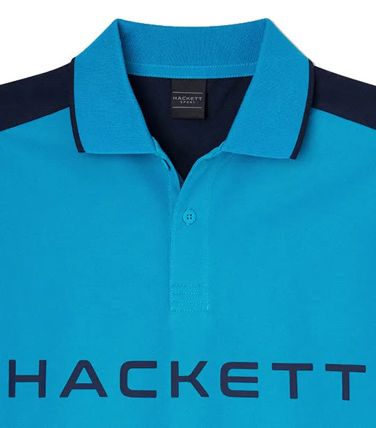 Hackett Sport Multi Polo Hypa Blue