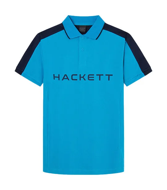 Hackett Sport Multi Polo Hypa Blue