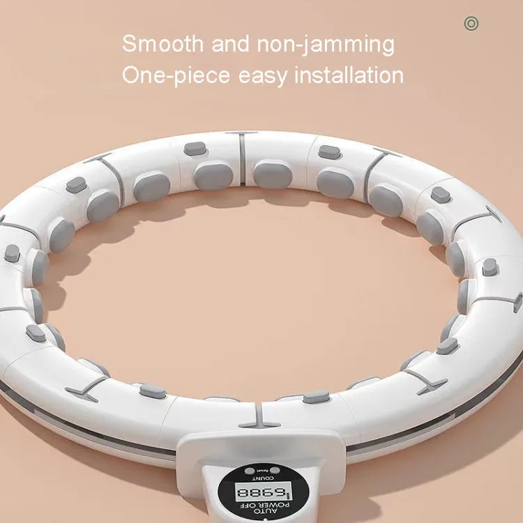 Intelligent Detachable Digital Display Counting Fitness Circle, Suitable Waist: 65-110cm Green