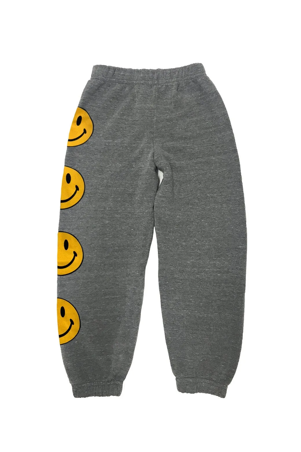 KID'S SMILEY 2 SWEATPANTS - HEATHER GREY