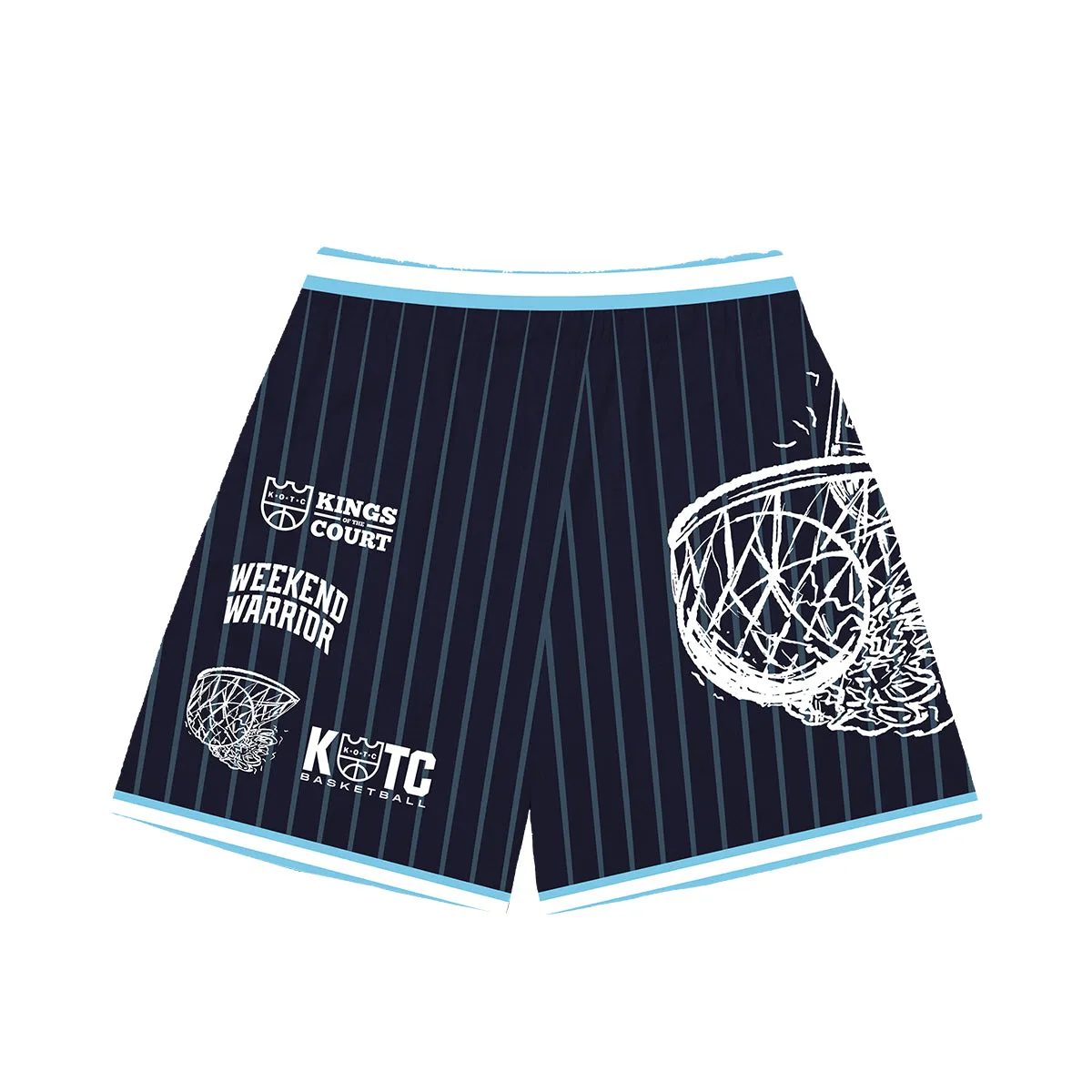 Kings Of The Court Built for Basketball Collection Statement Shorts KOTC Swingman Mesh Shorts