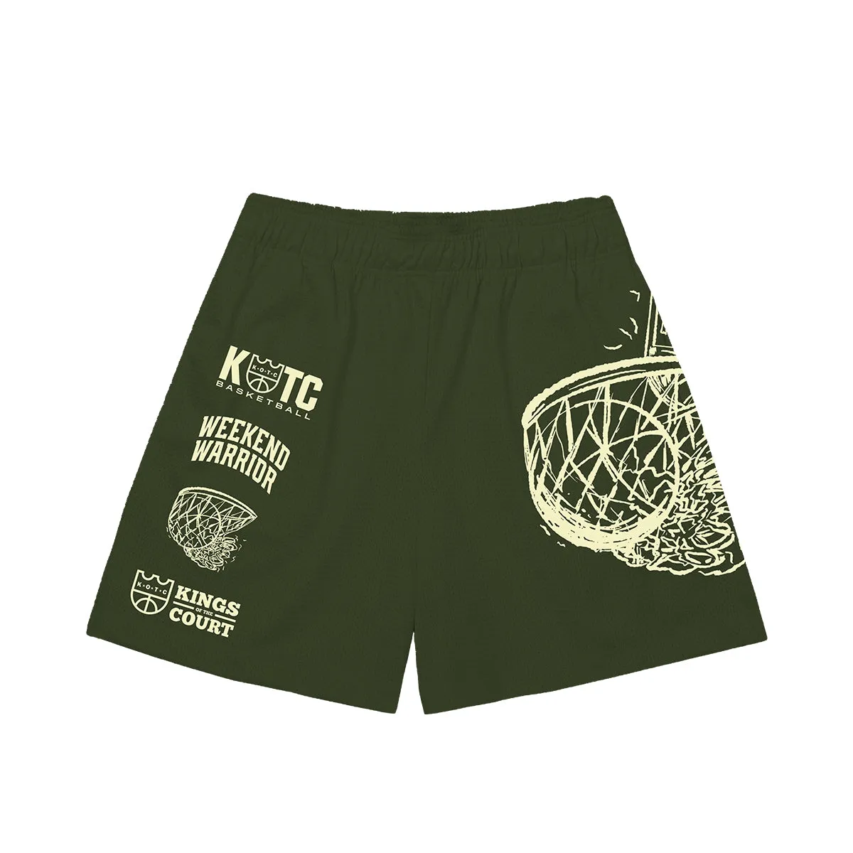 Kings Of The Court Built for Basketball Collection Statement Shorts KOTC Swingman Mesh Shorts