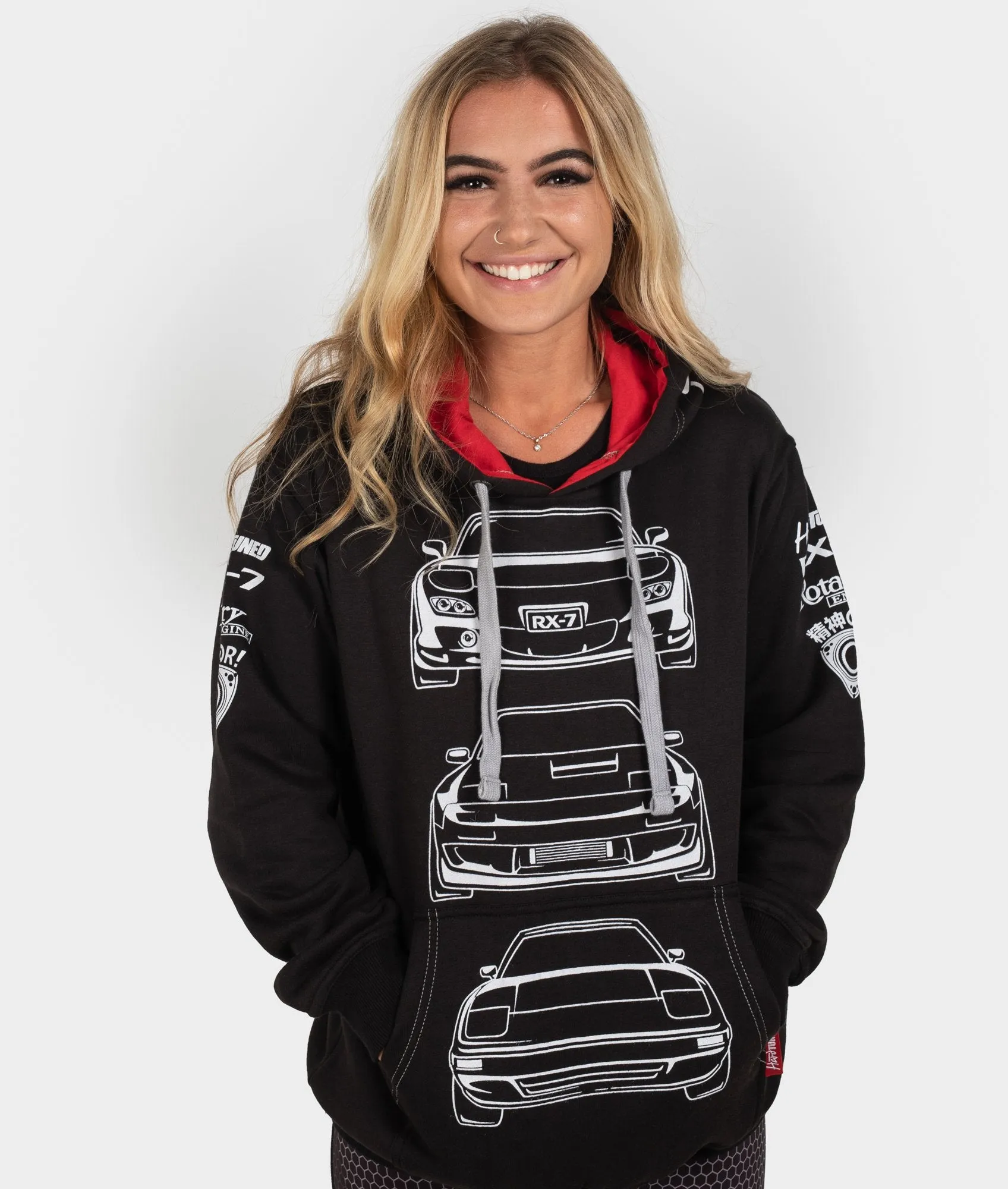 Mazda RX-7 Womens Pullover Hoodie