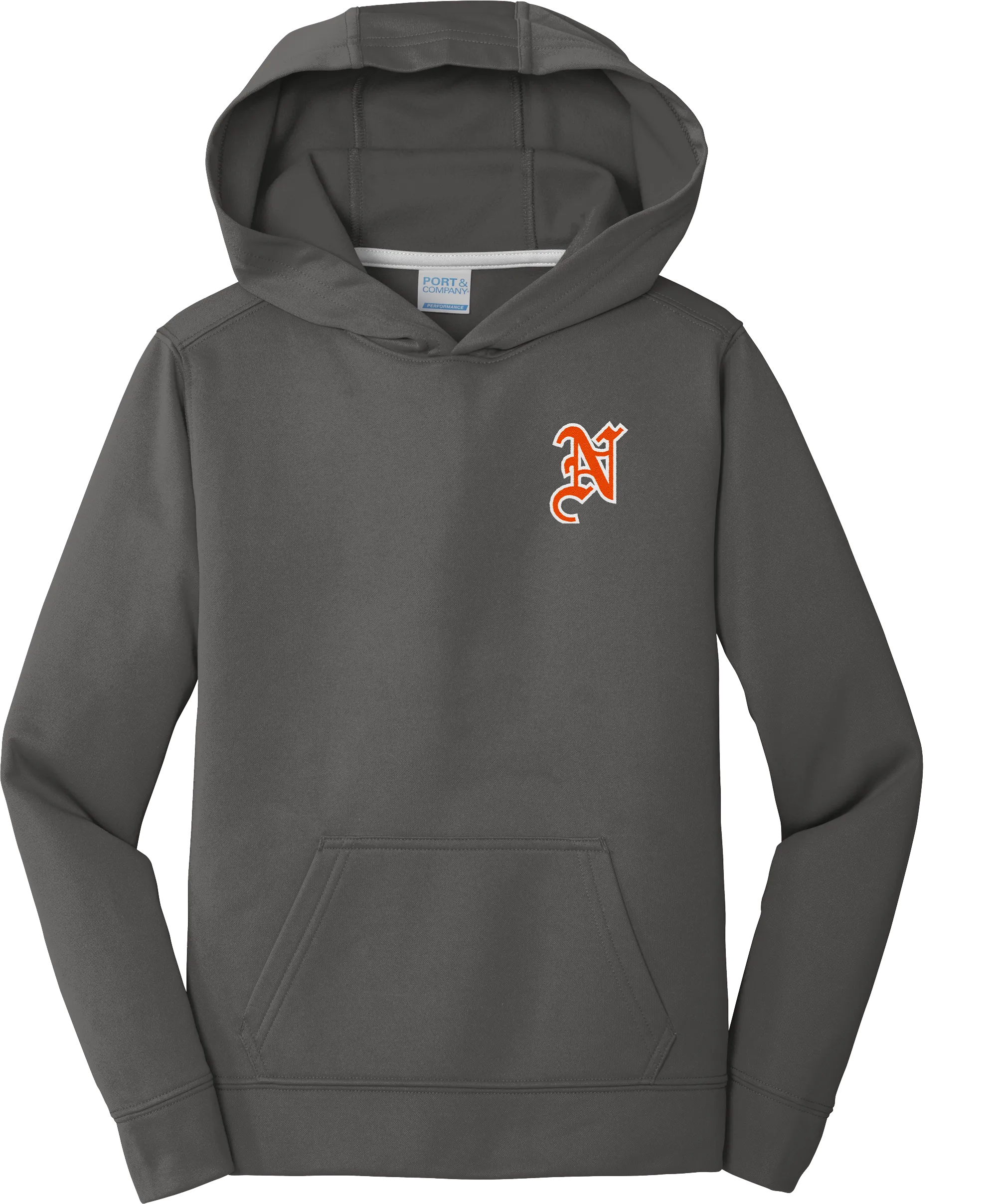 Midd North Hockey Youth Performance Fleece Pullover Hooded Sweatshirt