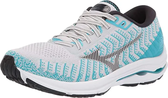 Mizuno | Wave Rider 24 | Waveknit | Women's | Nimbus Cloud/Phantom