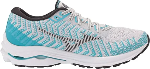 Mizuno | Wave Rider 24 | Waveknit | Women's | Nimbus Cloud/Phantom