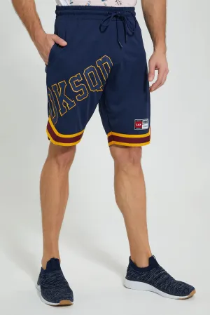 Navy Sports Short