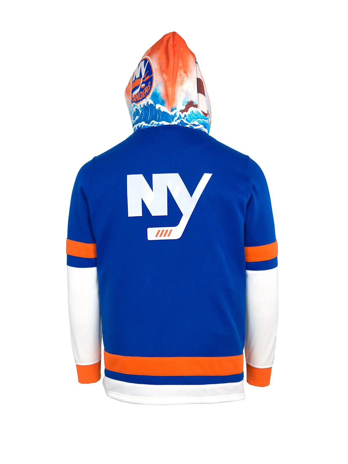 New York Islanders Lace-Up Hoodie