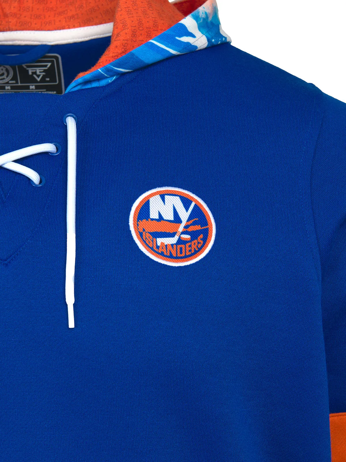 New York Islanders Lace-Up Hoodie