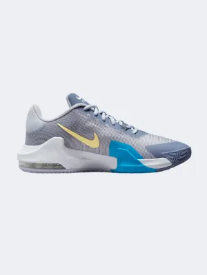 Nike Air Max Impact 4 Men Basketball Shoes Grey/Blue