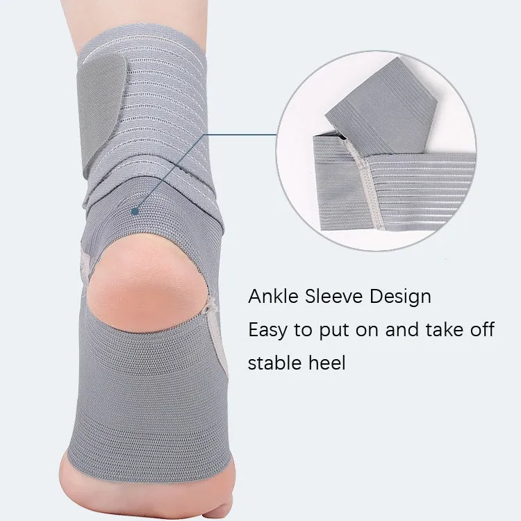 Outdoor Anti-sprain Bandage Compression Ankle Support For Men and Women(Black)