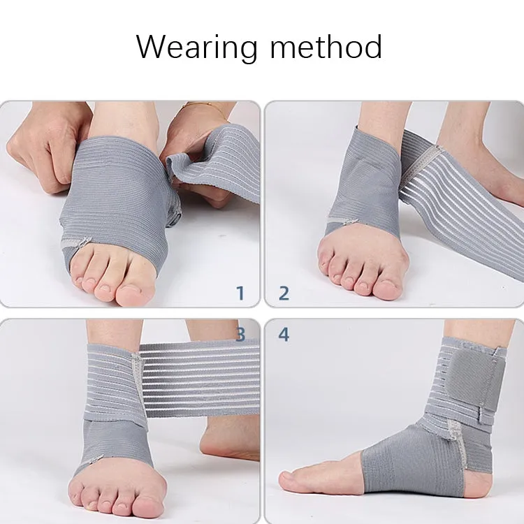 Outdoor Anti-sprain Bandage Compression Ankle Support For Men and Women(Grey)