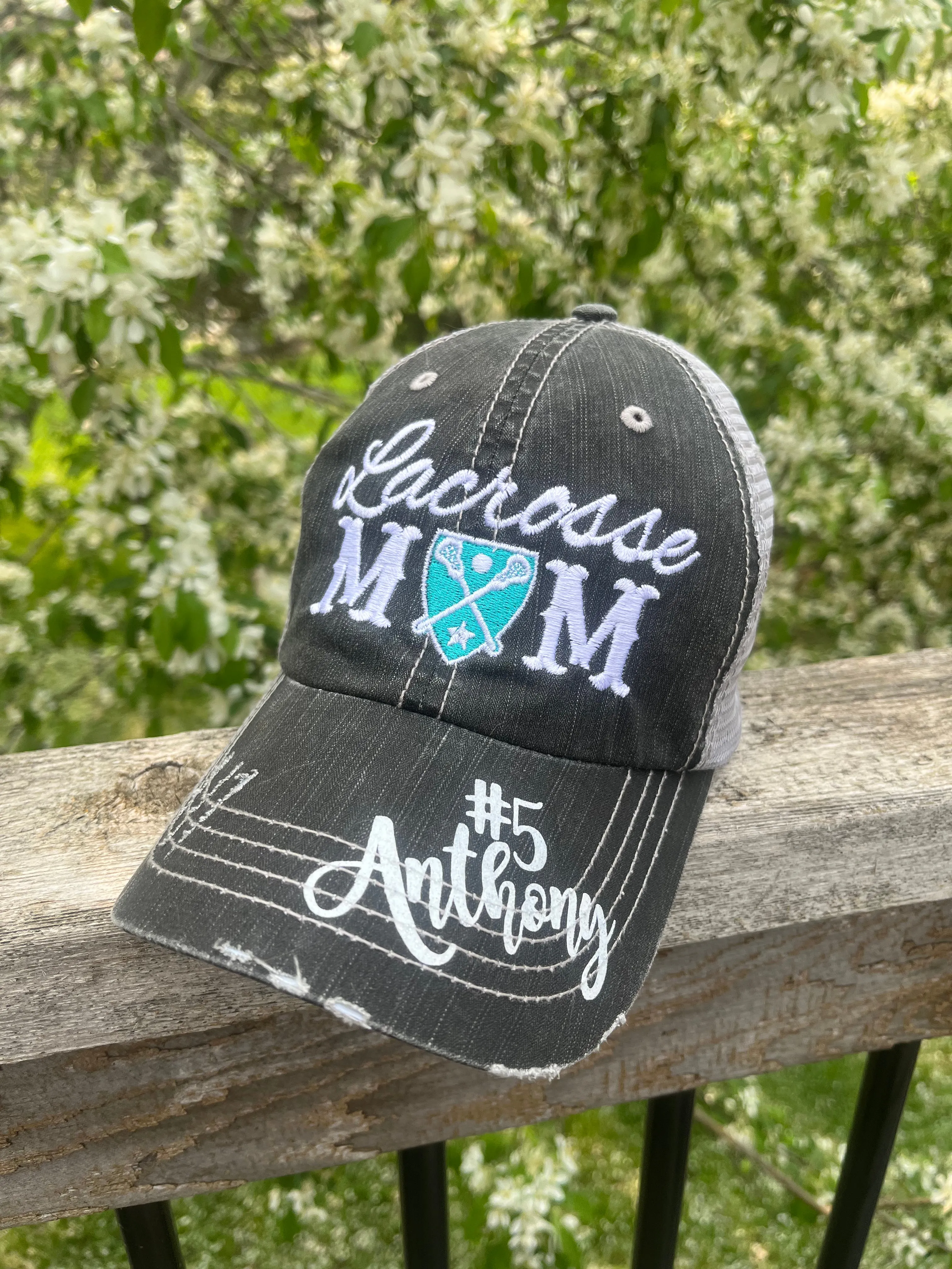 Personalized Lacrosse hats Lacrosse mom Lacrosse hair dont care Embroidered womens trucker caps LAX