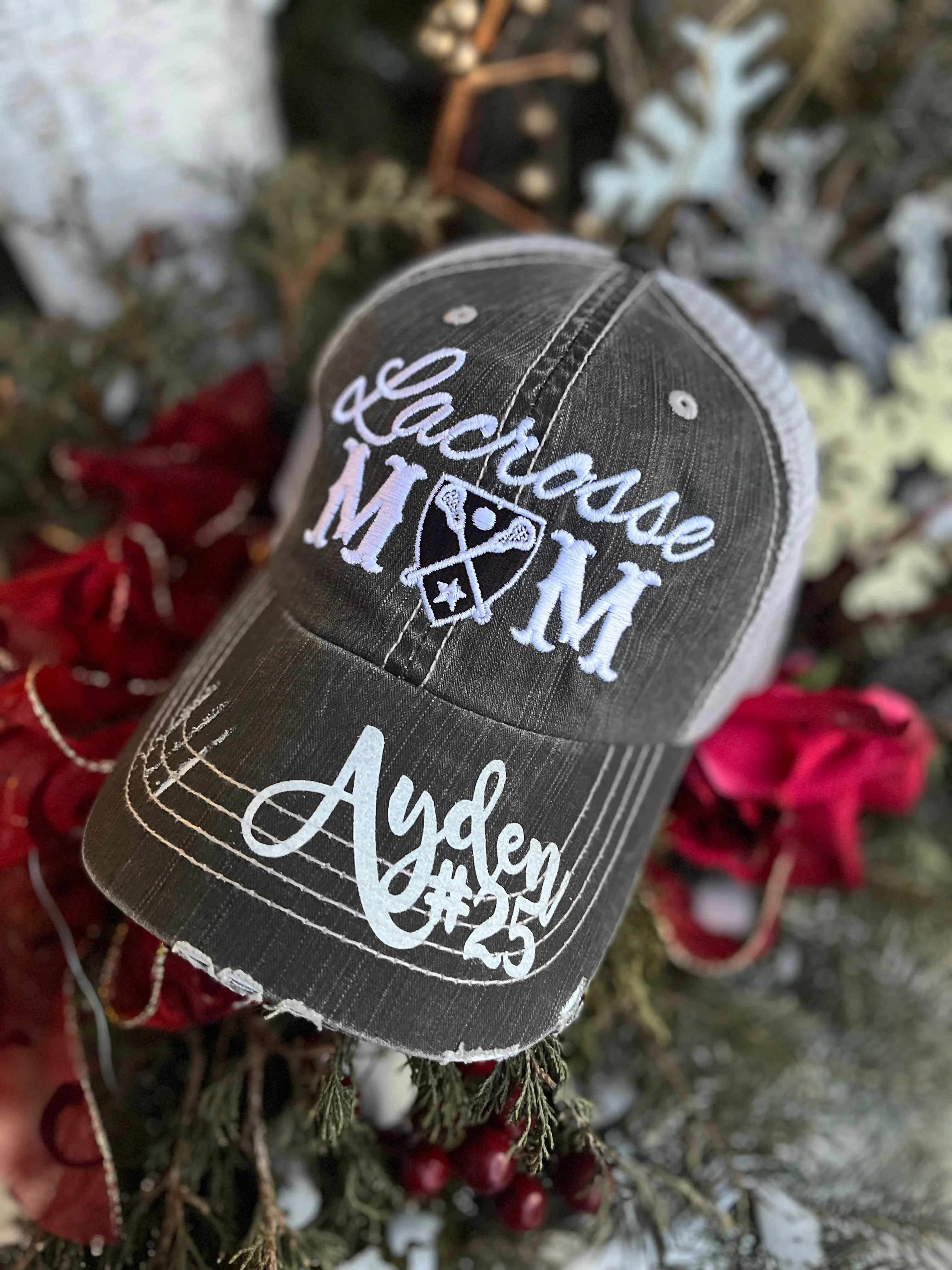 Personalized Lacrosse hats Lacrosse mom Lacrosse hair dont care Embroidered womens trucker caps LAX