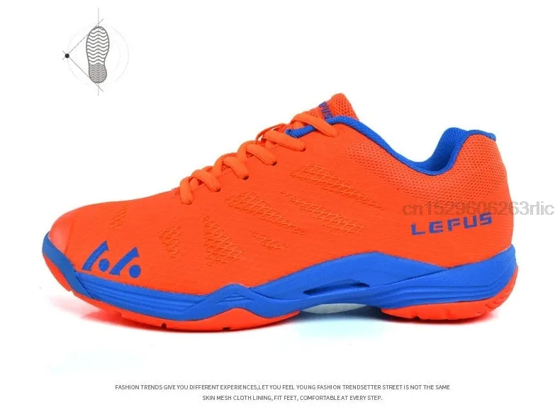 Professional Indoor Tennis Shoes For Men Women Anti Slip Soft Table Tennis Sneakers Breathable Court Shoes Badminton Sport Trainers