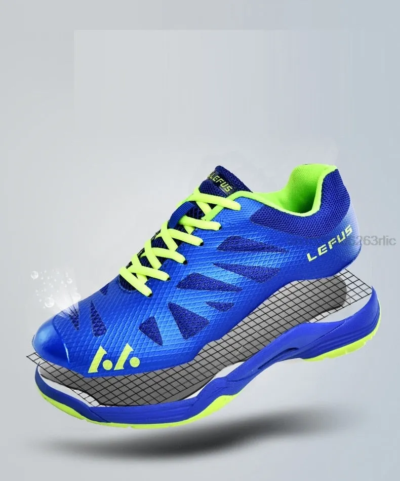 Professional Indoor Tennis Shoes For Men Women Anti Slip Soft Table Tennis Sneakers Breathable Court Shoes Badminton Sport Trainers