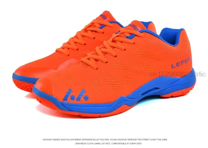 Professional Indoor Tennis Shoes For Men Women Anti Slip Soft Table Tennis Sneakers Breathable Court Shoes Badminton Sport Trainers