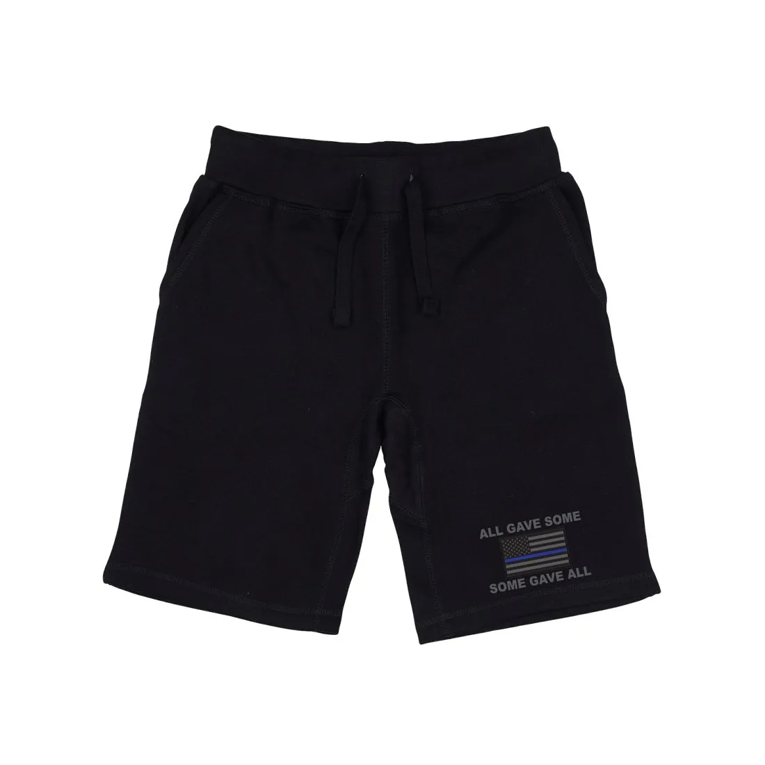 RAPDOM TS6 Fleece Gym Shorts TBL Thin Blue Line All Gave Some