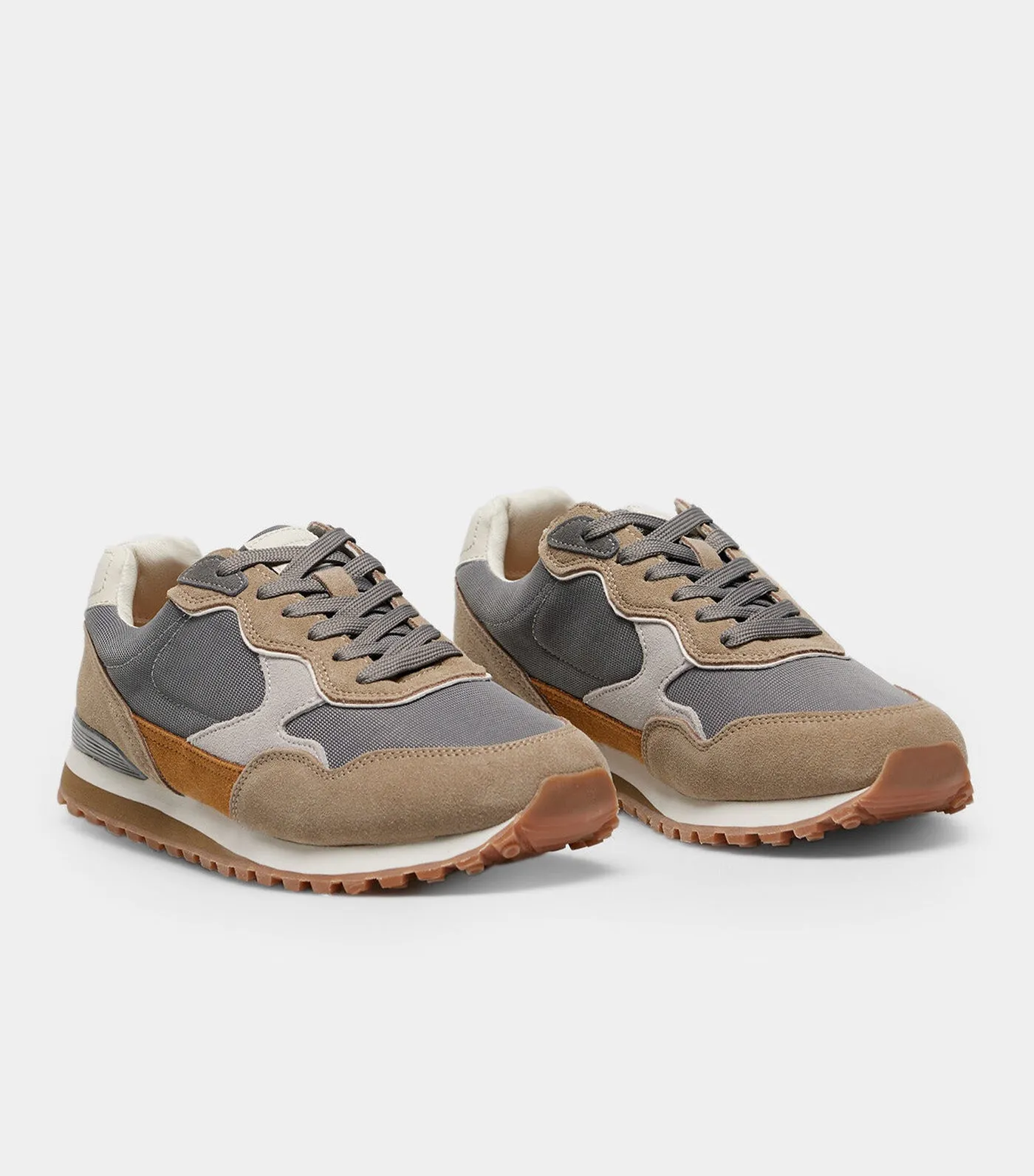 Retro Running Sports Beige