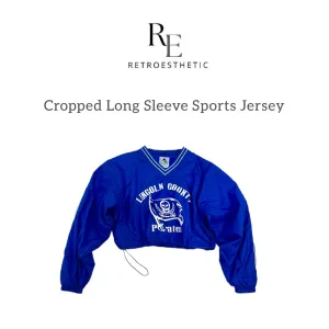 REWORKED Long Sleeve Cropped Sports Jersey AW24