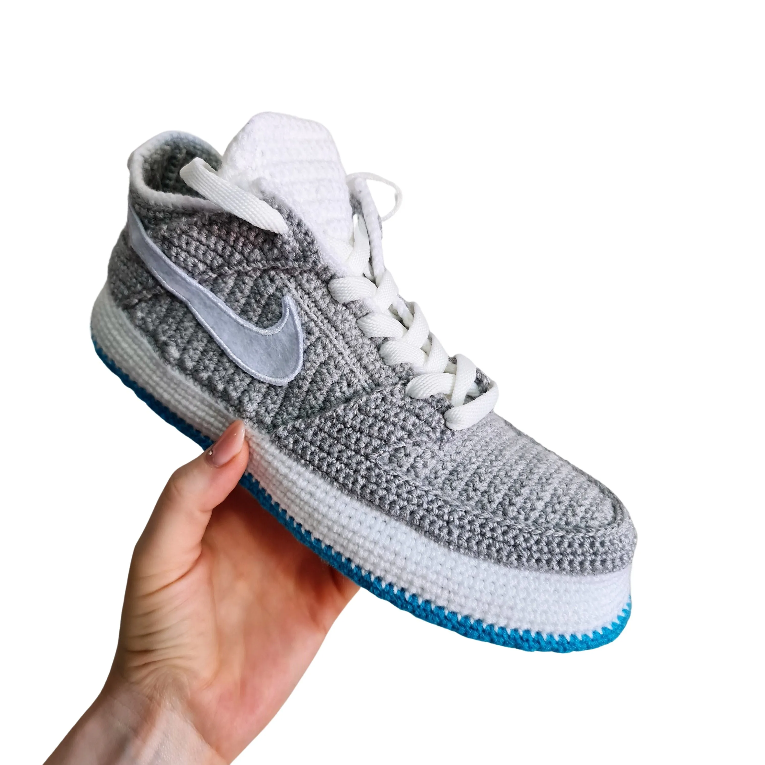 SB Dunk Low Air Mag Marty McFly Sneakers Crochet Slippers Plush