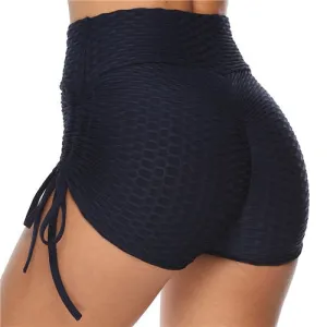 Sports High Waist Athletic Gym Workout Fitness Yoga Leggings Briefs Athletic Breathable Shorts