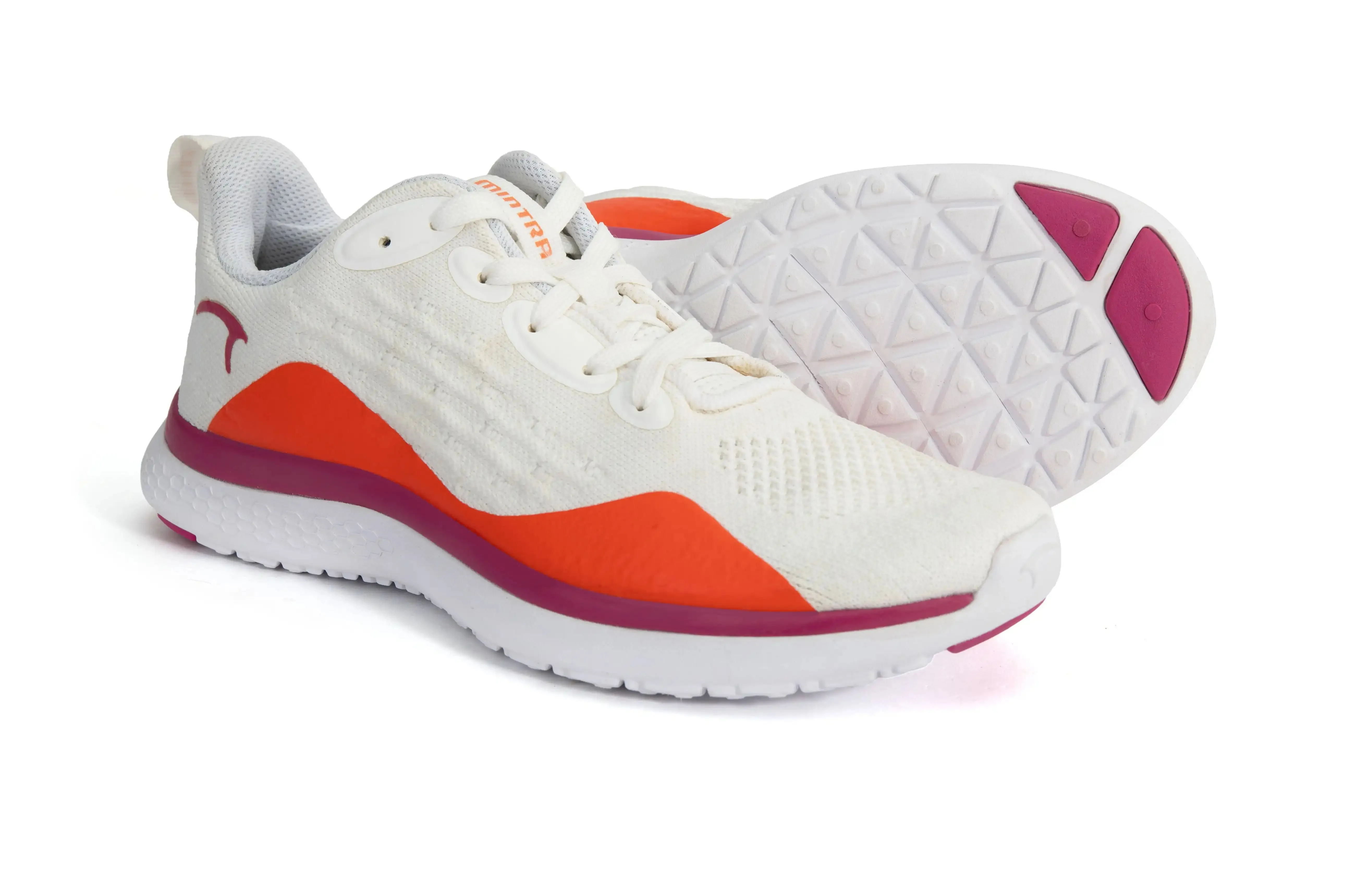 Stride White x Orange x Fuchsia Men