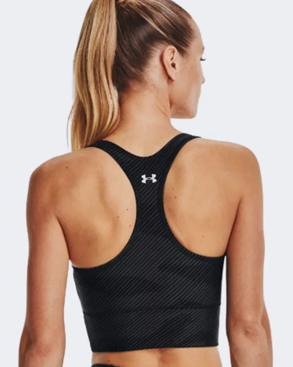 Under Armour Project Rock Heatgear&#174; Sports Women Training Bra Black/White