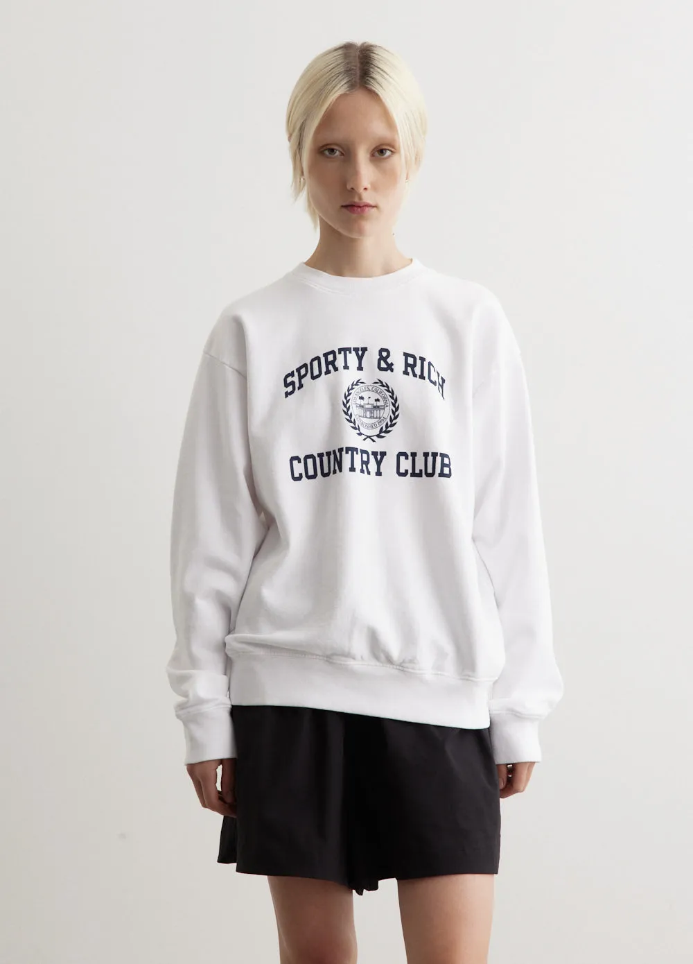 Varsity Crest Crewneck Sweatshirt