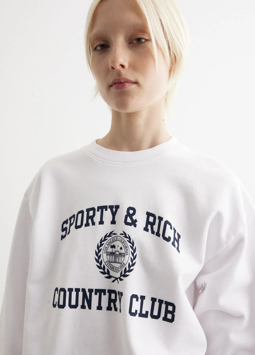 Varsity Crest Crewneck Sweatshirt