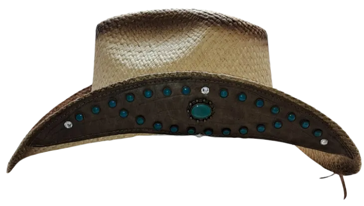 WESTERN GARDENS Straw Cowboy Hat by Austin