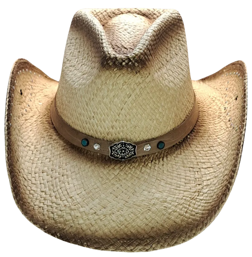 WESTERN GARDENS Straw Cowboy Hat by Austin