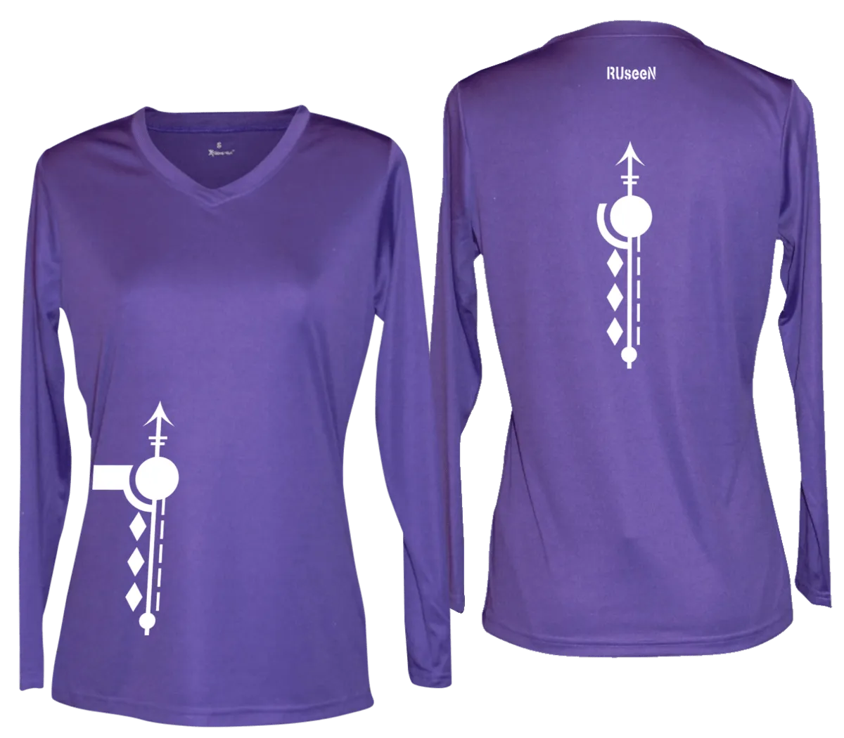 Women's Reflective Long Sleeve Shirt - Paths