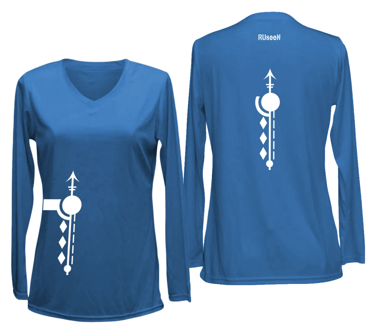 Women's Reflective Long Sleeve Shirt - Paths