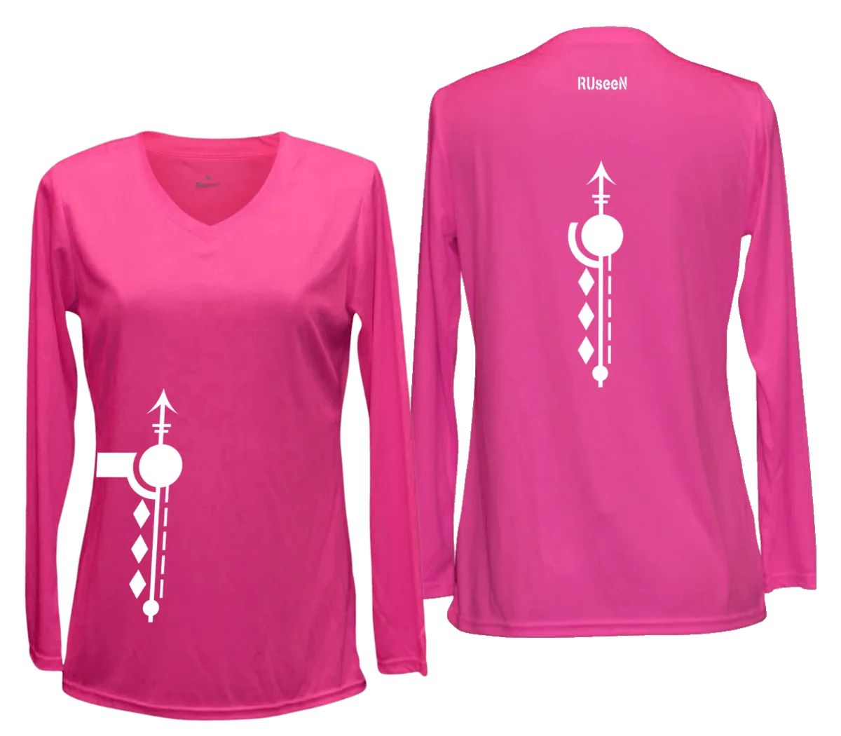 Women's Reflective Long Sleeve Shirt - Paths