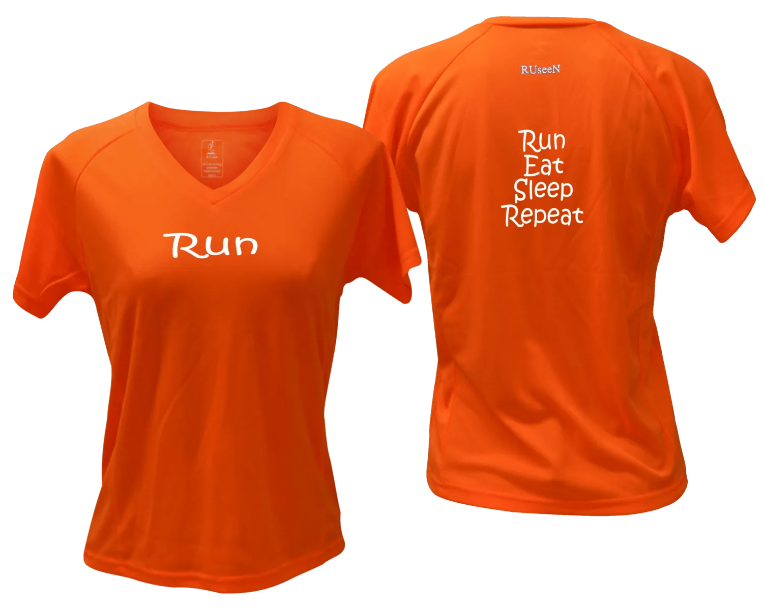 Women's Reflective Short Sleeve Shirt – Run Eat Sleep Repeat