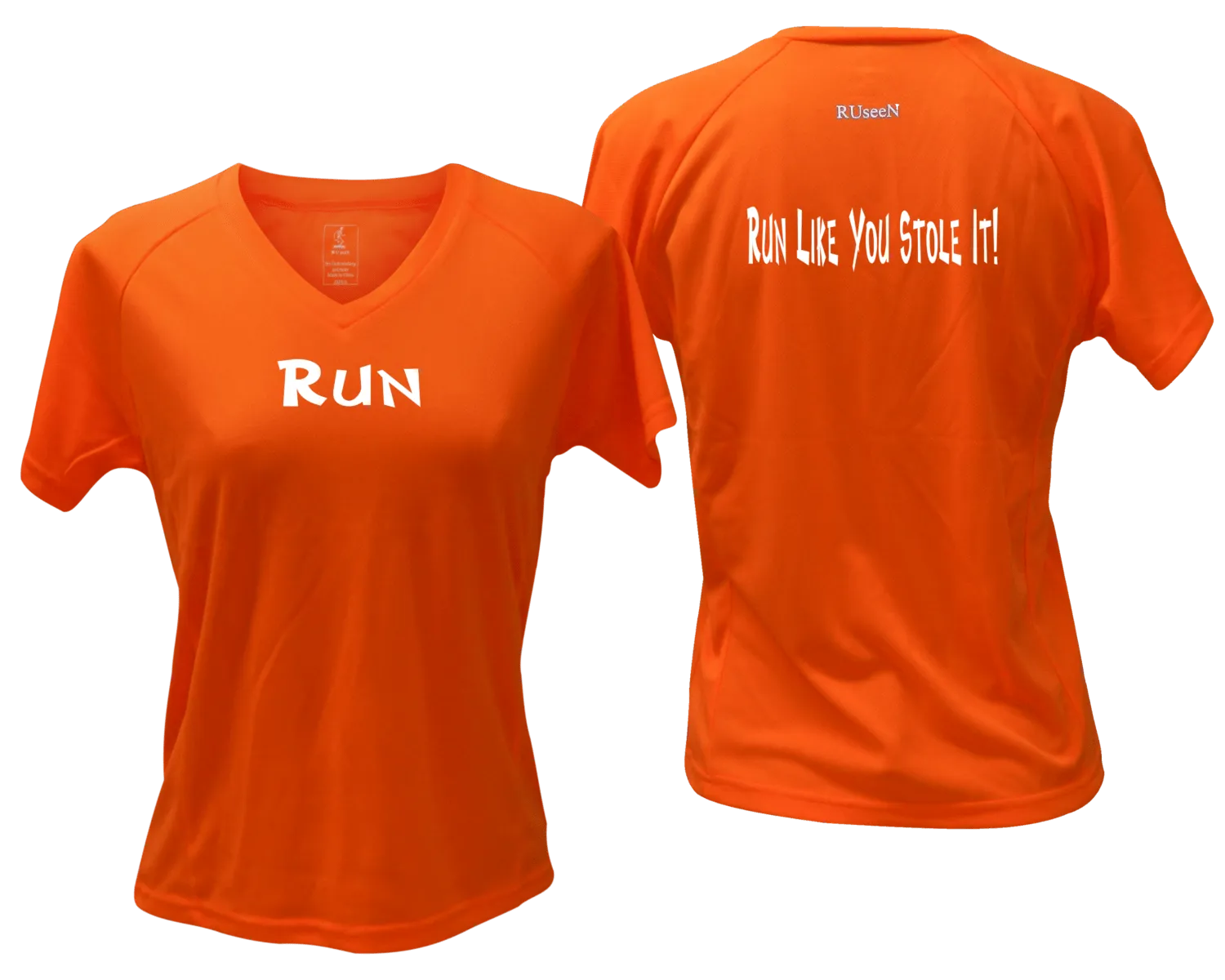 Women's Reflective Short Sleeve Shirt – Run Like You Stole It