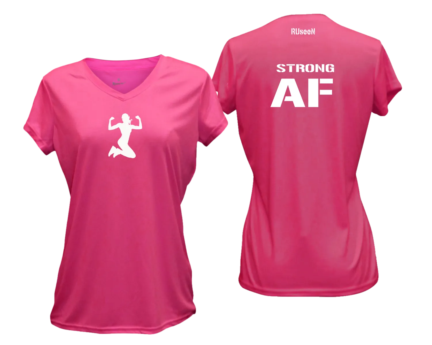 Women's Reflective Short Sleeve Shirt - Strong AF